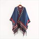 Geometric Tassel Pashmina Poncho And Capes Coat - Autumn Winter Warm Shawl