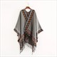 Geometric Tassel Pashmina Poncho And Capes Coat - Autumn Winter Warm Shawl