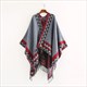 Geometric Tassel Pashmina Poncho And Capes Coat - Autumn Winter Warm Shawl