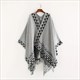 Geometric Tassel Pashmina Poncho And Capes Coat - Autumn Winter Warm Shawl
