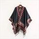 Geometric Tassel Pashmina Poncho And Capes Coat - Autumn Winter Warm Shawl