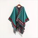 Geometric Tassel Pashmina Poncho And Capes Coat - Autumn Winter Warm Shawl