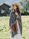 Geometric Tassel Pashmina Poncho And Capes Coat - Autumn Winter Warm Shawl