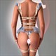 Fancy Lingerie Beautiful Underwear Suit Floral Outfit