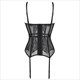 Lace Corset With Garter Belt