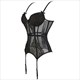 Lace Corset With Garter Belt