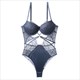 Lace One Piece Bodysuit With Gather Bra And Push Up Underwear