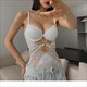 Lace One Piece Bodysuit With Gather Bra And Push Up Underwear