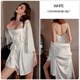 Lace Cami Nightdress And Robe Pajamas Set