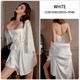 Lace Cami Nightdress And Robe Pajamas Set