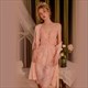 Satin Lace Night Dress And Robe Pajama Set