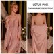 Satin Lace Night Dress And Robe Pajama Set