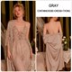 Satin Lace Night Dress And Robe Pajama Set