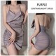 Women'S Lace-Up Perspective Halter Mesh Suspender Night Dresses