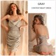 Women'S Lace-Up Perspective Halter Mesh Suspender Night Dresses