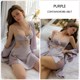 Seiden-Satin-Nachthemd und Bademantel-Pyjama-Set