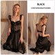 Vintage French Long Evening Dress And Mesh Robe Sleepwear