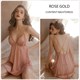 Satin Patchwork Lace Slip Dress And Robe Pajama Set