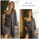 Satin Patchwork Lace Slip Dress And Robe Pajama Set