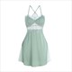 Frenchy Lace Perspective Suspender Night Dress