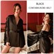 Satin Nightdress Bathrobe Pajamas For Women