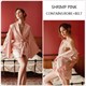 Satin Nightdress Bathrobe Pajamas For Women