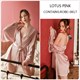 Satin Nightdress Bathrobe Pajamas For Women