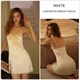 Satin Contrast Embroidery Lace Night Dress Pajama & Bathing Robe Set