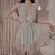Sheer Lace Babydoll Chemise Nightdress