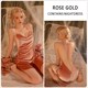 Draped Collar Velvet Lace Slip Night Dress And Robe Set