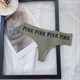 Low Waist Seamless Thong Panties With Heart Detail