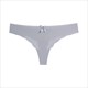 Damen Eis Seide Leopard Thong Nahtlos Slips