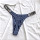 Women'S Rhinestone Thongs, Low Waist G-String Briefs