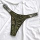 Women'S Rhinestone Thongs, Low Waist G-String Briefs
