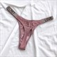 Women'S Rhinestone Thongs, Low Waist G-String Briefs