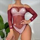 Fishnet Rhinestone Bodysuit