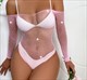 Fishnet Rhinestone Bodysuit