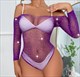 Fishnet Rhinestone Bodysuit