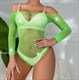 Fishnet Rhinestone Bodysuit