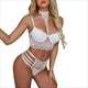 Women’S Lace Lingerie Set With Adjustable Straps