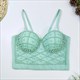 Women'S American Retro Beading Corset Embroidered Flares Camis Tank Top