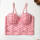 Women'S American Retro Beading Corset Embroidered Flares Camis Tank Top