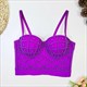 Women'S American Retro Beading Corset Embroidered Flares Camis Tank Top
