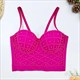 Women'S American Retro Beading Corset Embroidered Flares Camis Tank Top