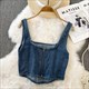 Damen Jeans Tank Tops