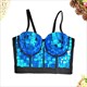 Strass Jeans Korsett Camisoles Bustiers BH Party Club Streetwear