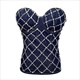 Denim Rhinestone Croppedy Women Top With Cups