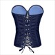 Denim Rhinestone Croppedy Women Top With Cups