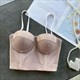 Women'S Gradient Elastic Cotton Camisole Crop Top