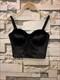 Samt Weste Bustier Crop Top Camisole für Damen